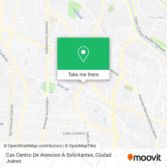 Cas Centro De Atencion A Solicitantes map