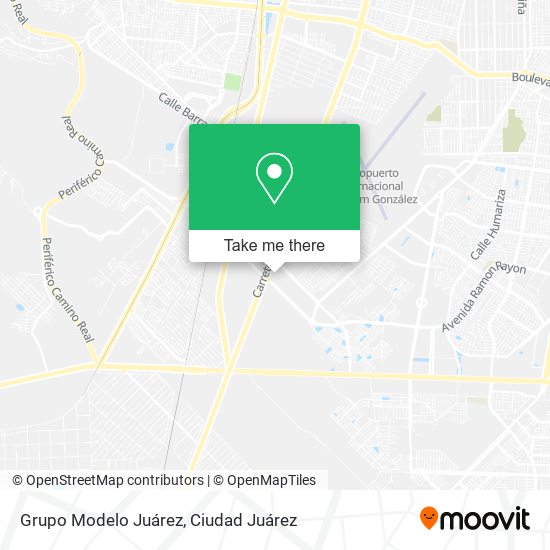 Grupo Modelo Juárez map