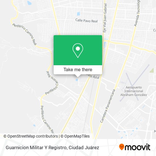 Guarnicion Militar Y Registro map