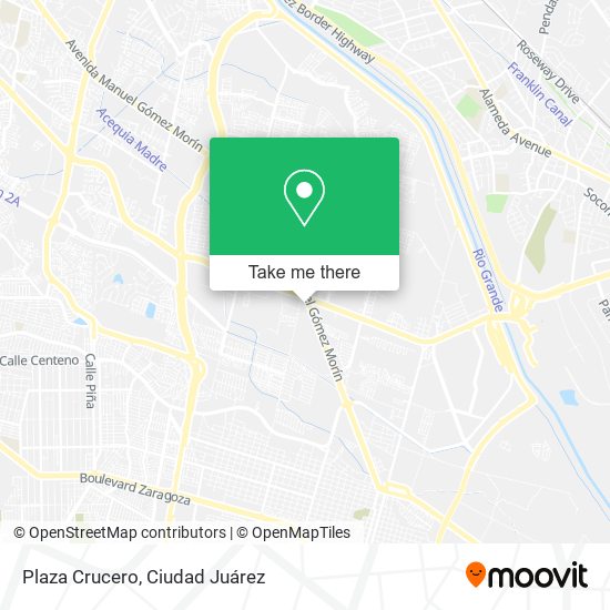 Plaza Crucero map