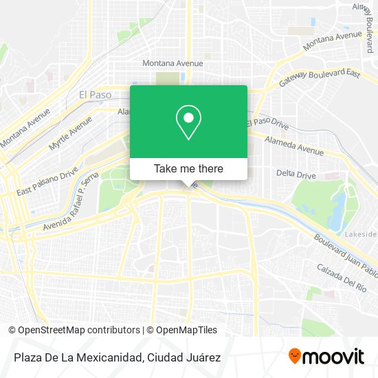 Mapa de Plaza De La Mexicanidad