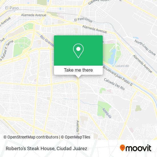 Mapa de Roberto's Steak House