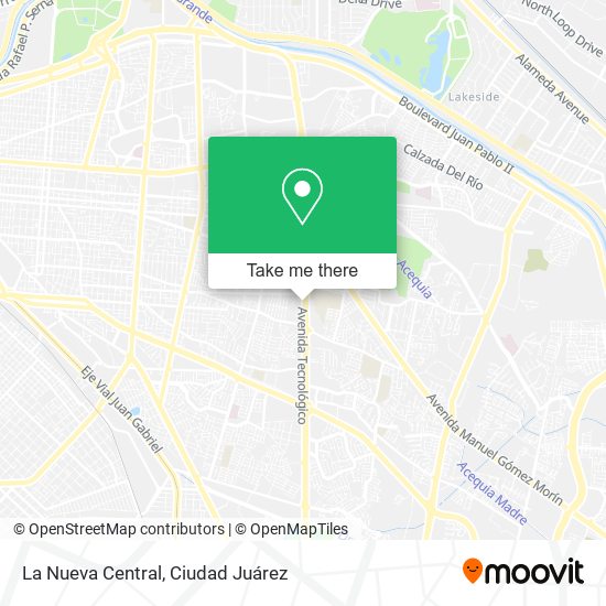 La Nueva Central map