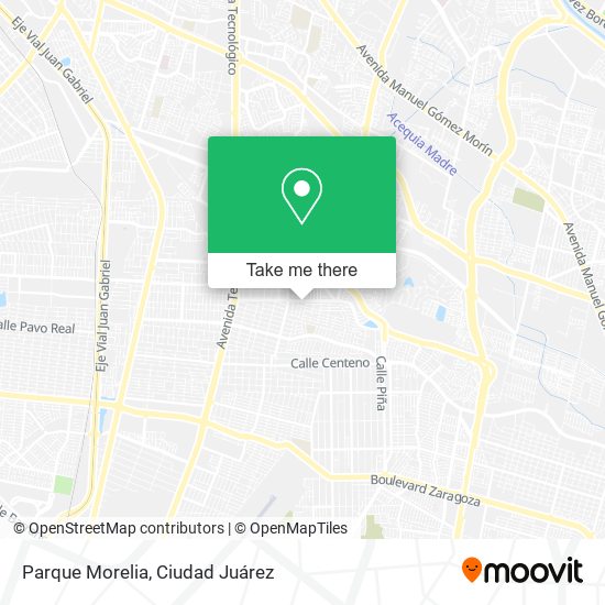 Parque Morelia map