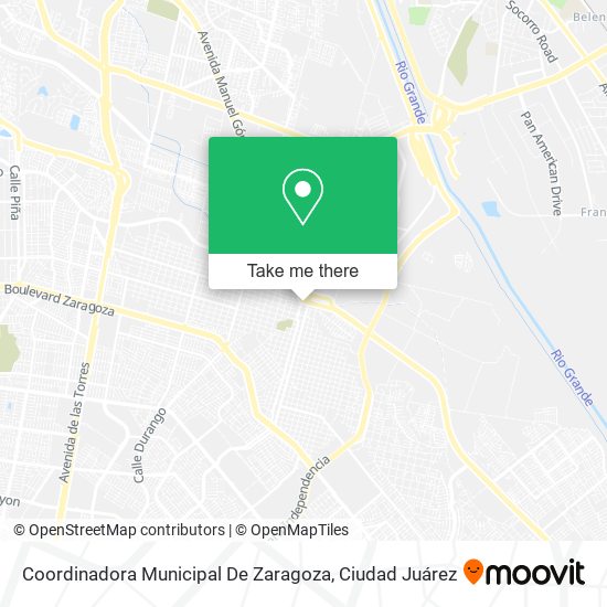 Coordinadora Municipal De Zaragoza map