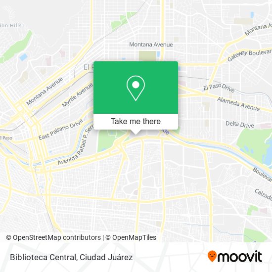 Biblioteca Central map