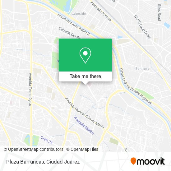 Mapa de Plaza Barrancas