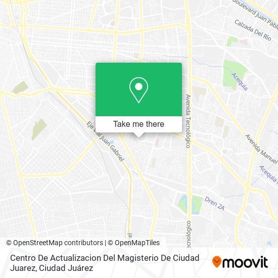 Centro De Actualizacion Del Magisterio De Ciudad Juarez map