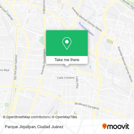 Parque Jiquilpan map
