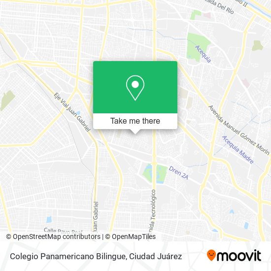 Colegio Panamericano Bilingue map