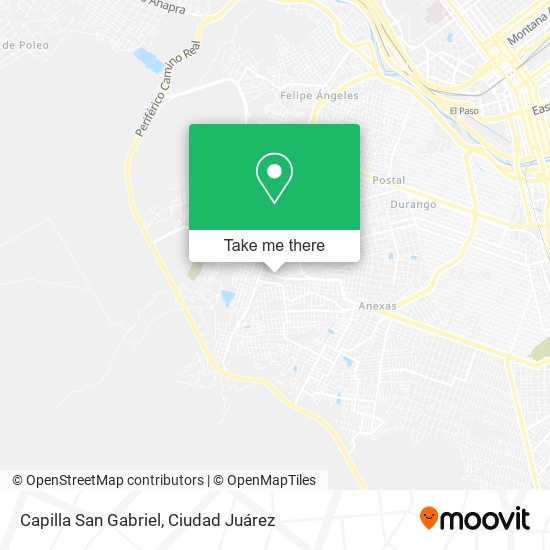 Mapa de Capilla San Gabriel