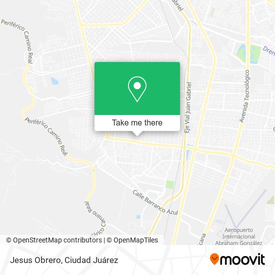 Jesus Obrero map
