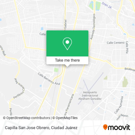 Mapa de Capilla San Jose Obrero