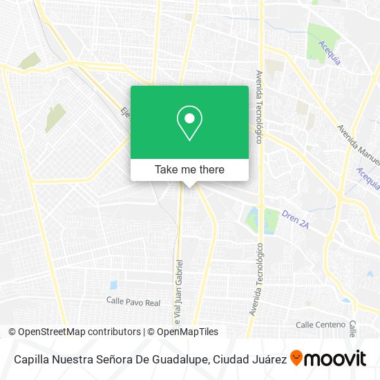 Mapa de Capilla Nuestra Señora De Guadalupe