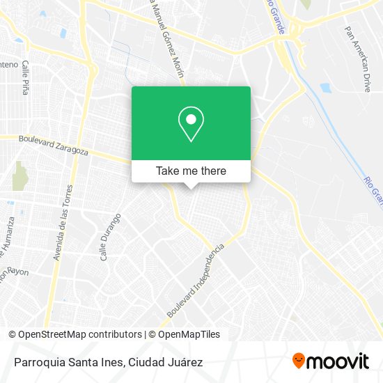 Mapa de Parroquia Santa Ines