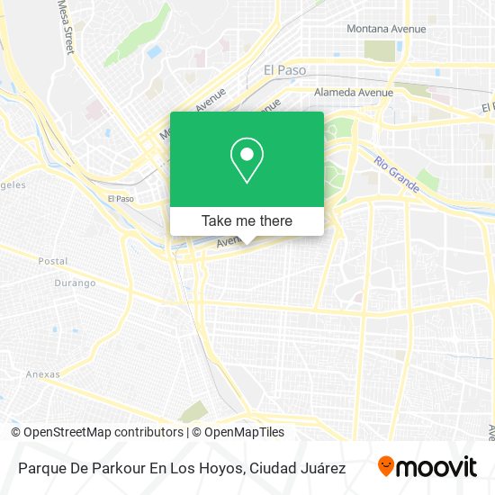 Parque De Parkour En Los Hoyos map