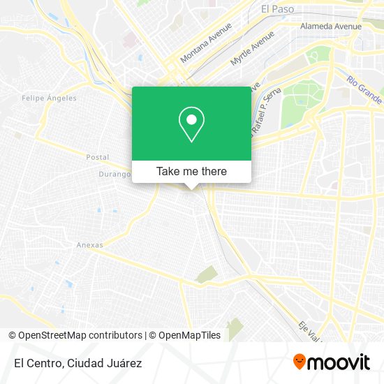 Mapa de El Centro