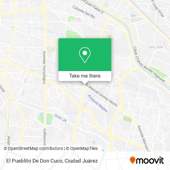 Mapa de El Pueblito De Don Cuco