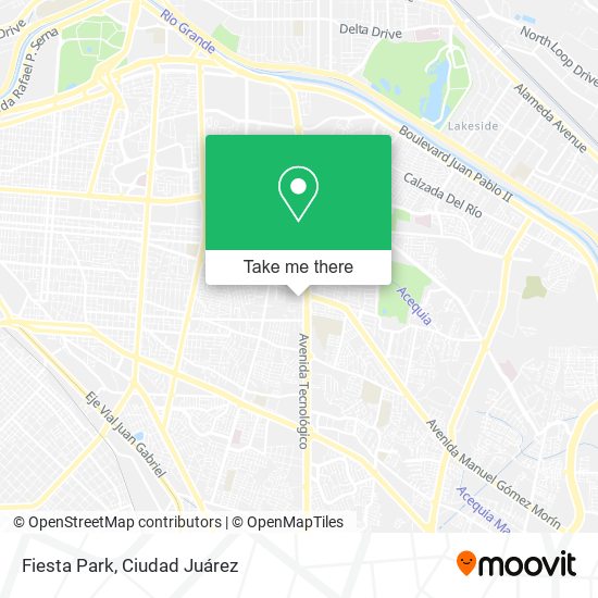 Fiesta Park map