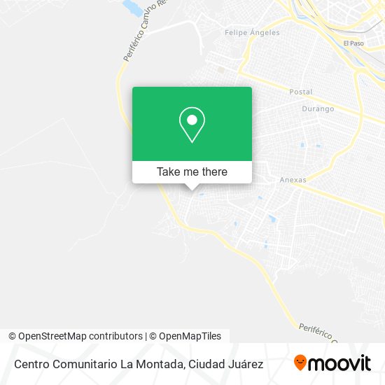 Centro Comunitario La Montada map