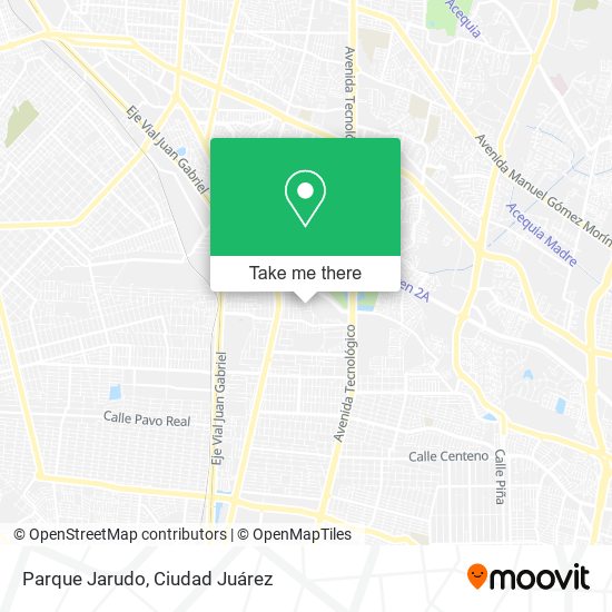 Parque Jarudo map