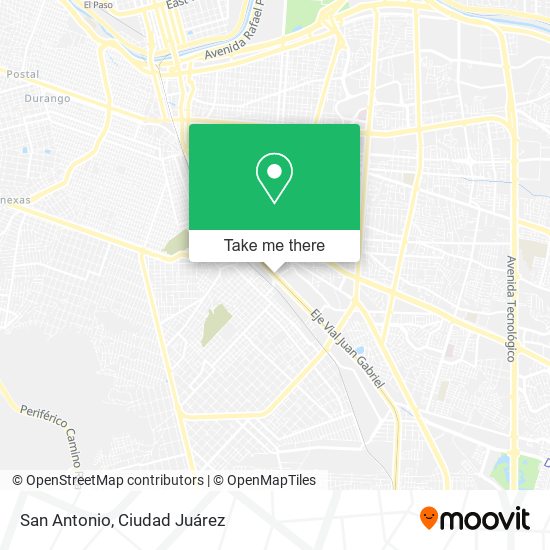 San Antonio map