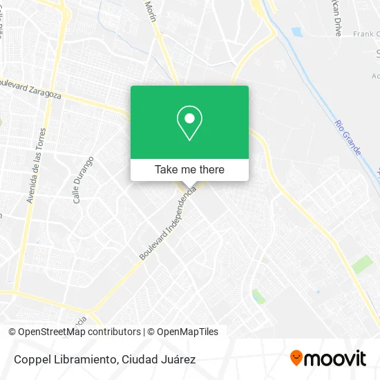 Mapa de Coppel Libramiento
