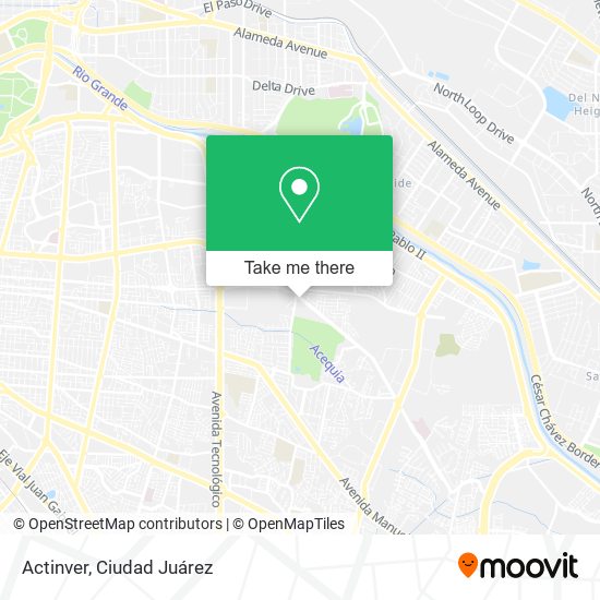 Mapa de Actinver