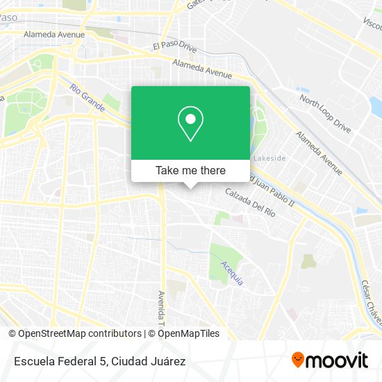 Escuela Federal 5 map