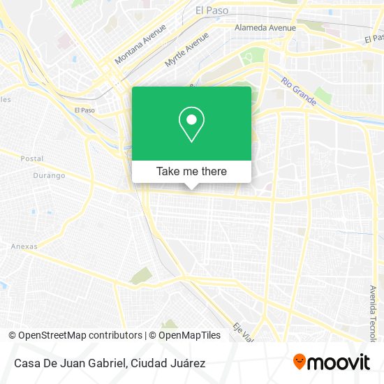 Mapa de Casa De Juan Gabriel