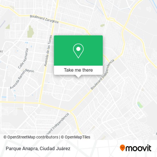 Parque Anapra map