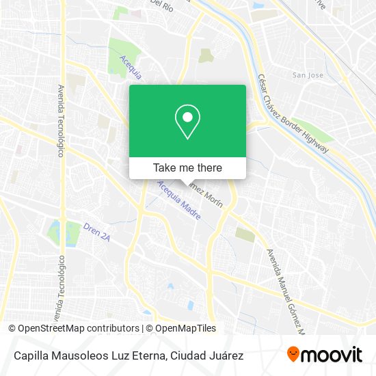 Capilla Mausoleos Luz Eterna map