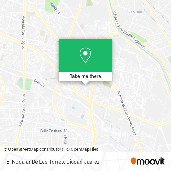 Mapa de El Nogalar De Las Torres
