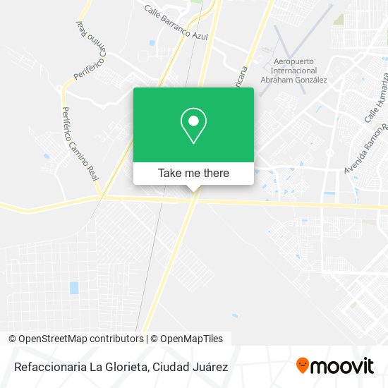 Mapa de Refaccionaria La Glorieta