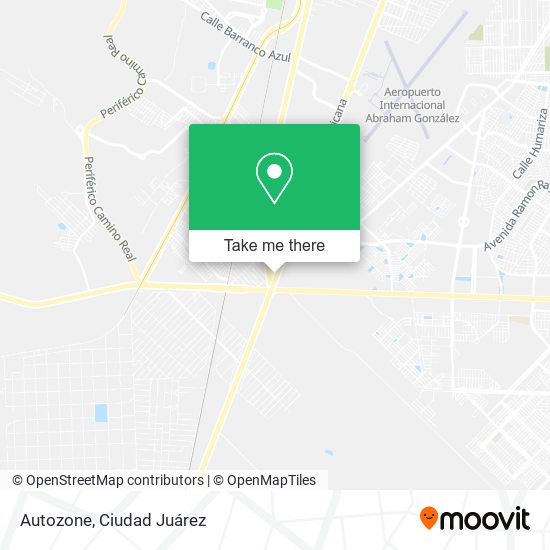 Mapa de Autozone