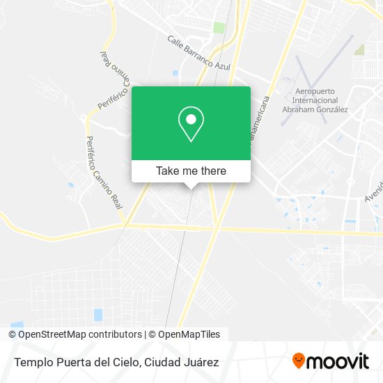 Templo Puerta del Cielo map