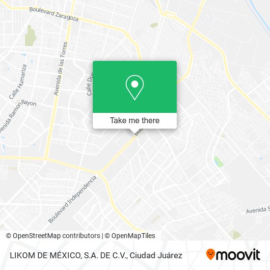 LIKOM DE MÉXICO, S.A. DE C.V. map