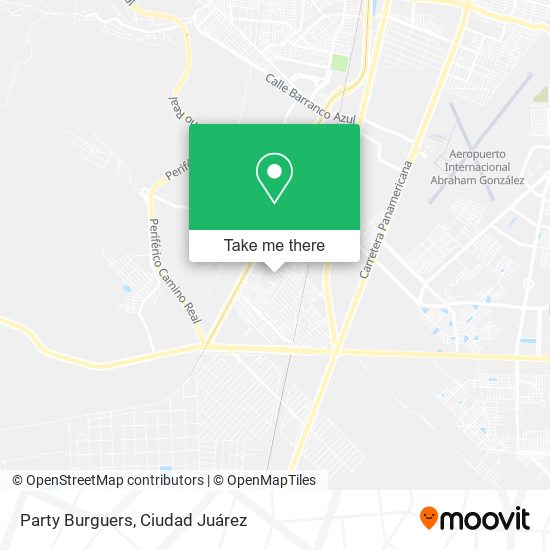 Party Burguers map