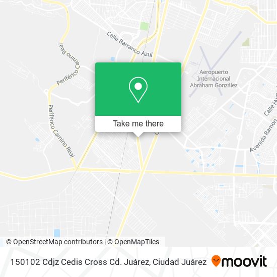Mapa de 150102 Cdjz Cedis Cross Cd. Juárez