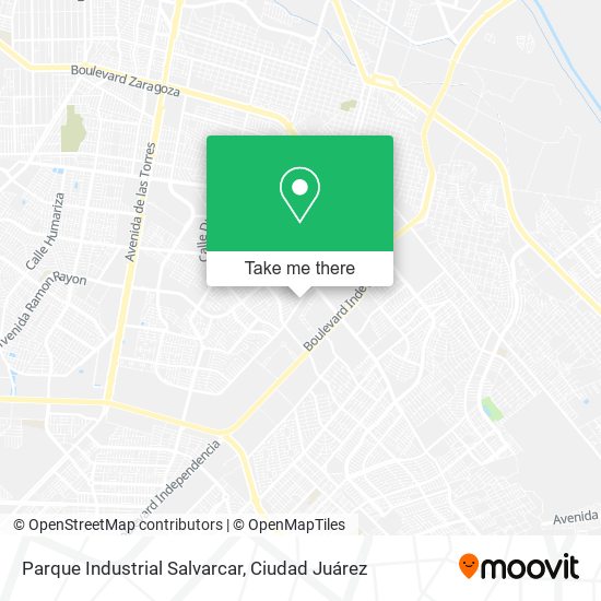 Parque Industrial Salvarcar map