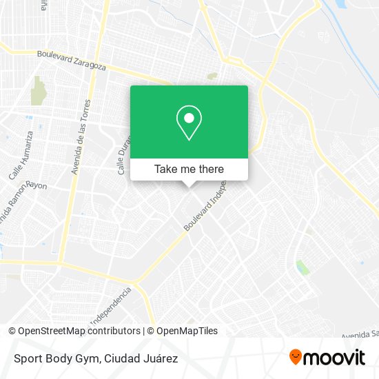 Sport Body Gym map