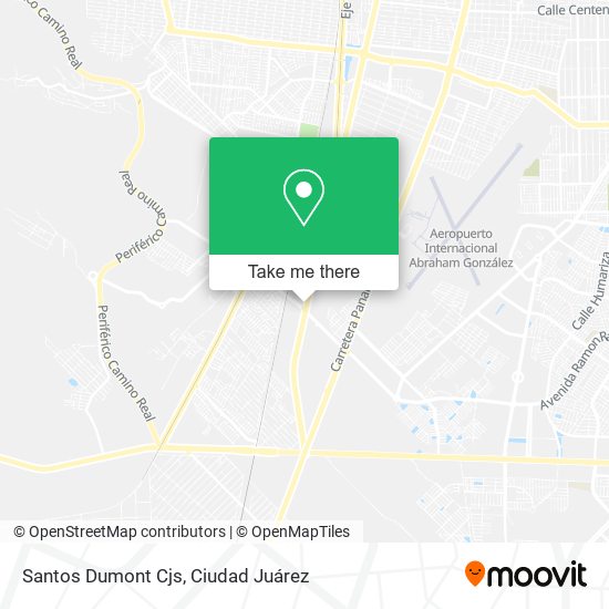 Santos Dumont Cjs map