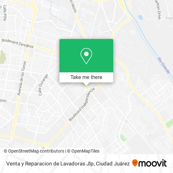 Venta y Reparacion de Lavadoras Jlp map