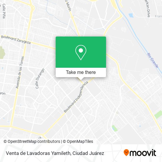 Mapa de Venta de Lavadoras Yamileth