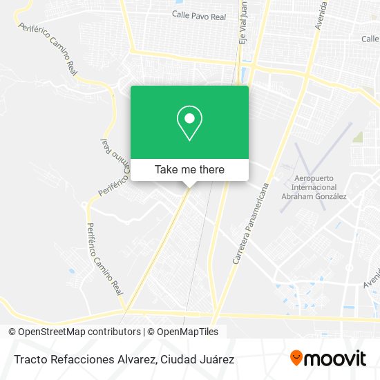 Tracto Refacciones Alvarez map