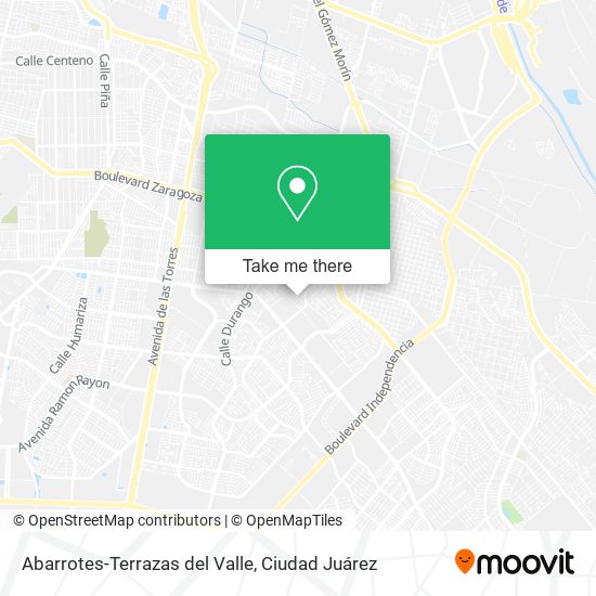 Mapa de Abarrotes-Terrazas del Valle
