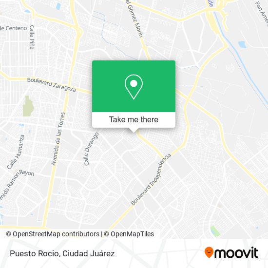 Puesto Rocio map