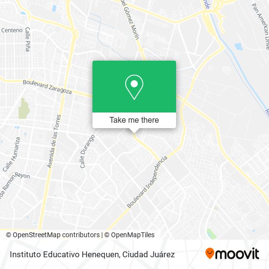 Mapa de Instituto Educativo Henequen