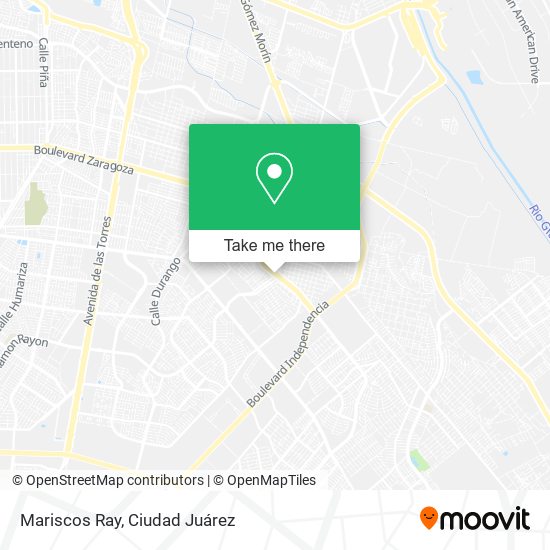 Mariscos Ray map