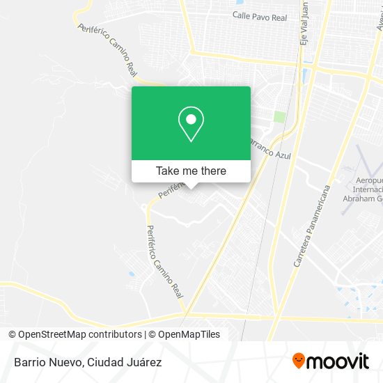 Barrio Nuevo map